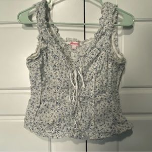 Dollhouse Floral Corset Tank